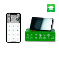 Công Tắc Cảm Ứng 4 Nút Wifi Hunonic Datic Màu Đen/Trắng