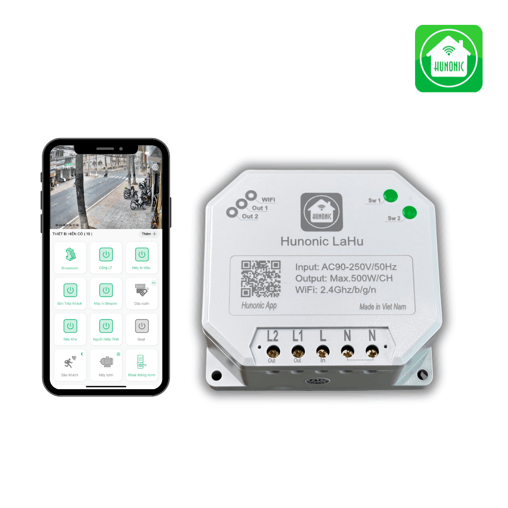 Công tắc Lahu 2 kênh