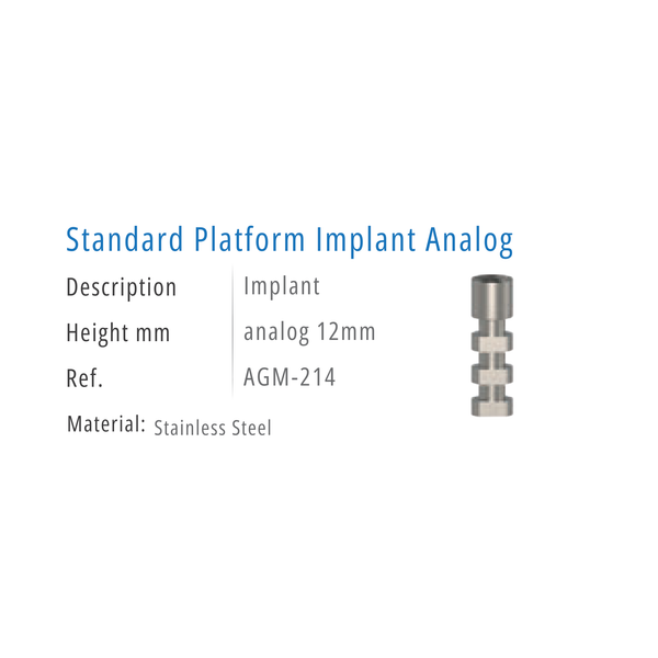  STANDERD PLATFORM IMPANT ANALOG 