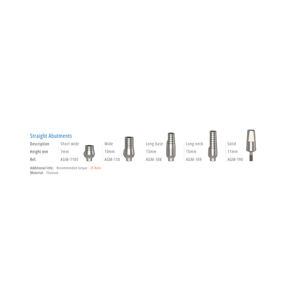  STRAIGHT ABUTMENT 