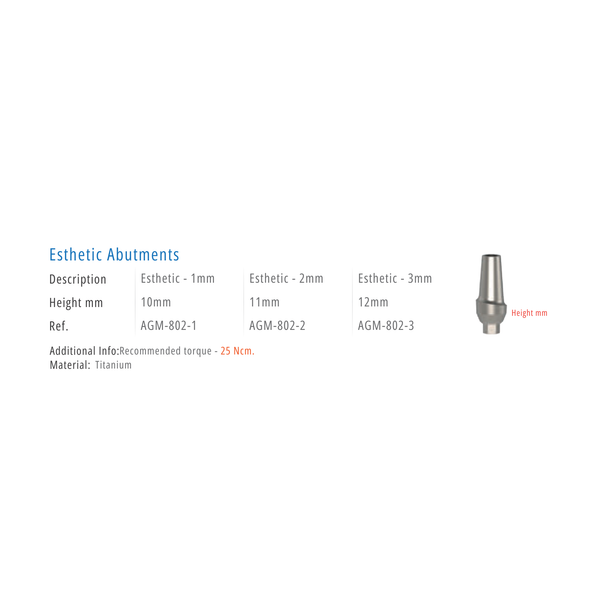  ESTHETIC ABUTMENT 
