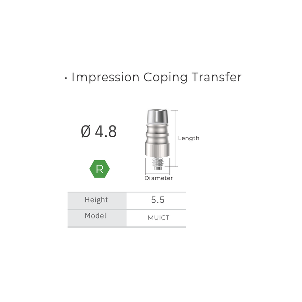  IMPRESSION COPING TRANSFER 