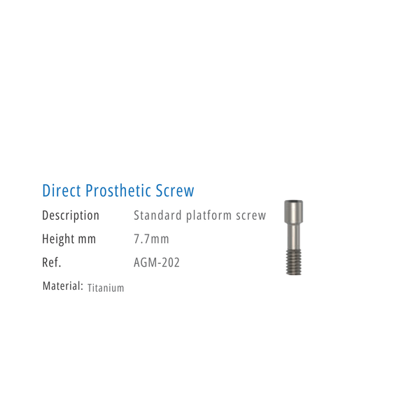  DIRECT PROSTHETIC SCREW 