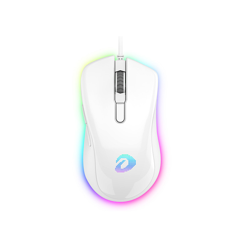 Chuột máy tính có dây Dareu EM908 WHITE (RGB)