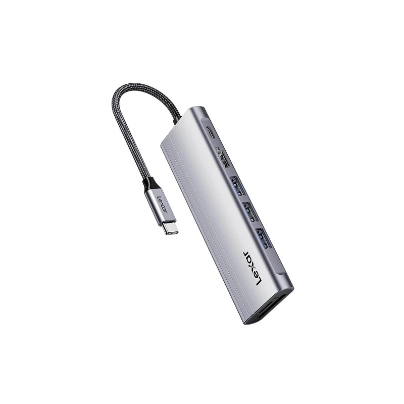 Bộ chia USB Type-C 7-in-1 Lexar H31 LPAH31N-RNHNG