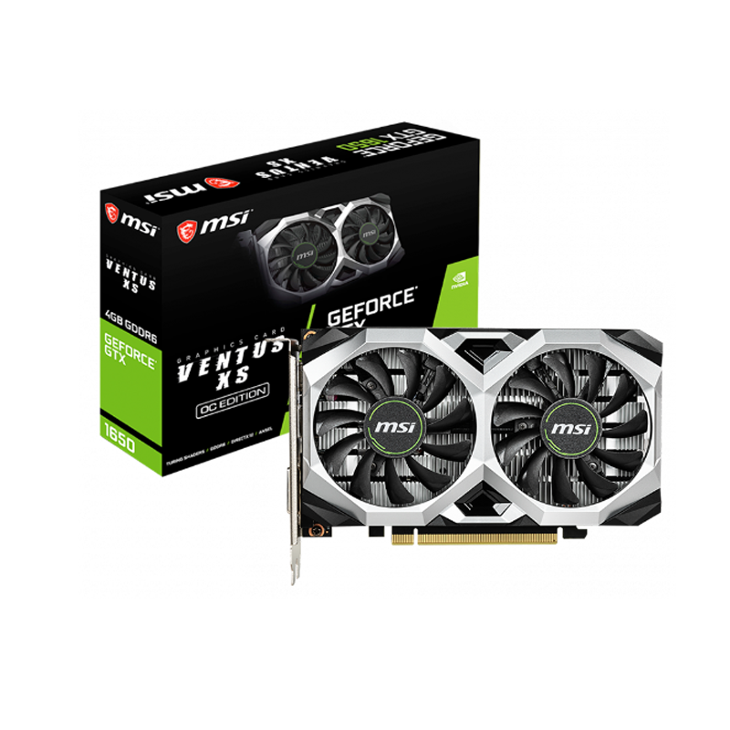 VGA MSI GeForce GTX 1650 D6 VENTUS XS OCV3 4GB