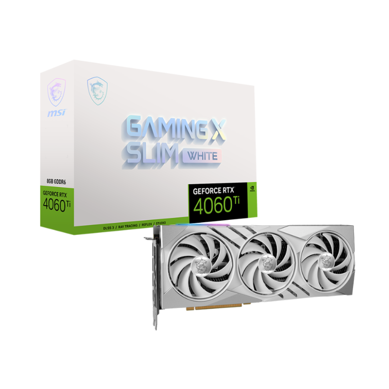 VGA GeForce RTX™ 4060 Ti GAMING X SLIM WHITE 8G