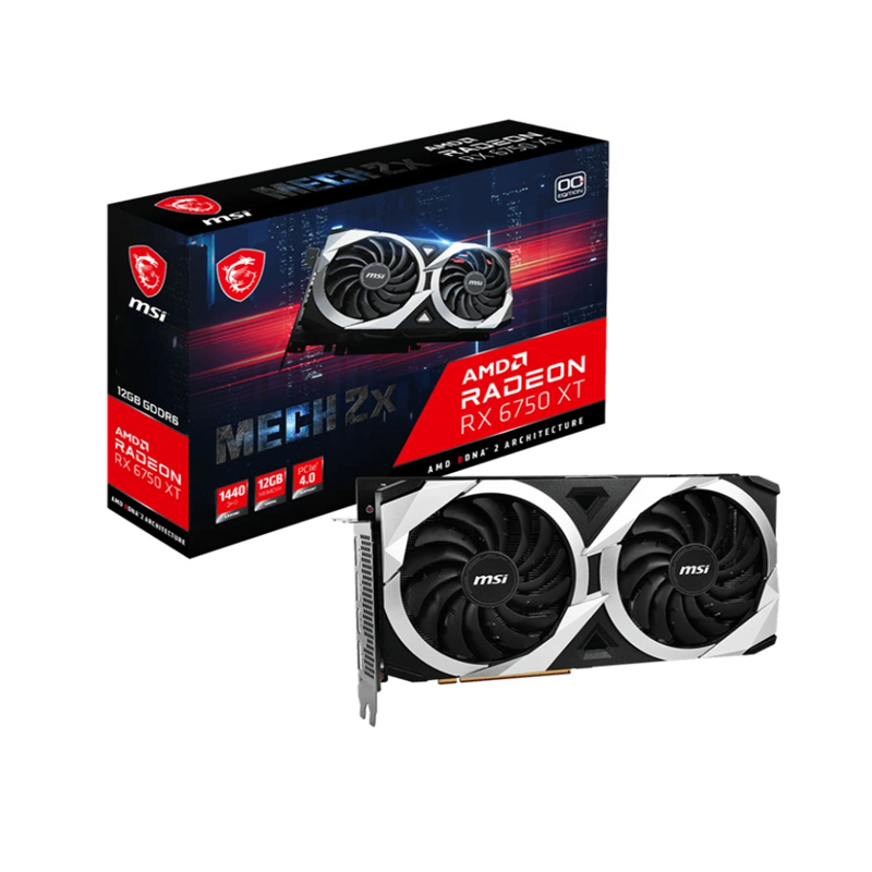 VGA MSI RX 6750 XT MECH 2X 12G OC