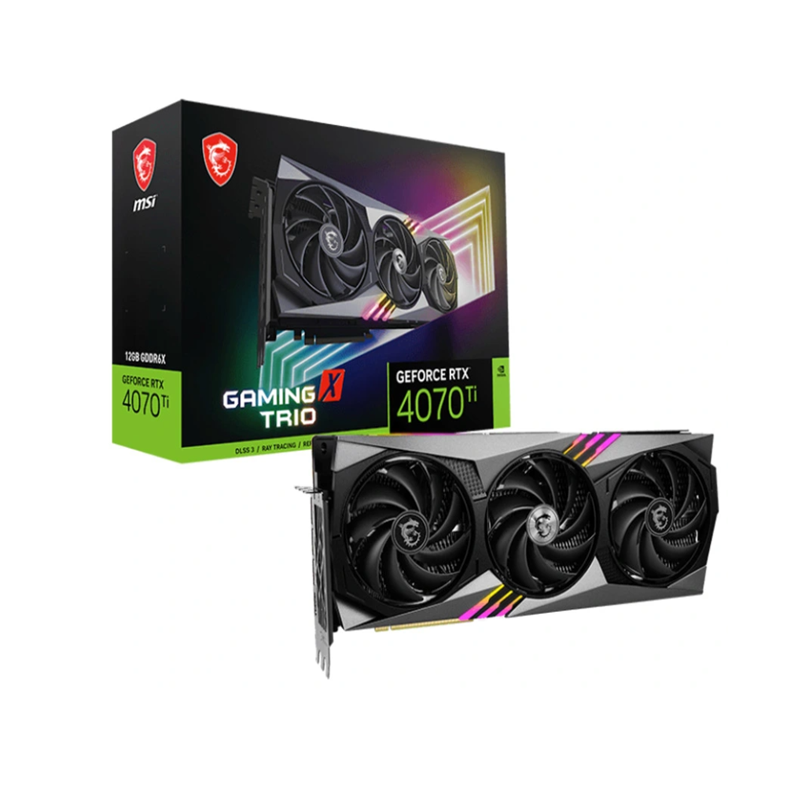 VGA MSI RTX 4070 Ti GAMING X TRIO 12G