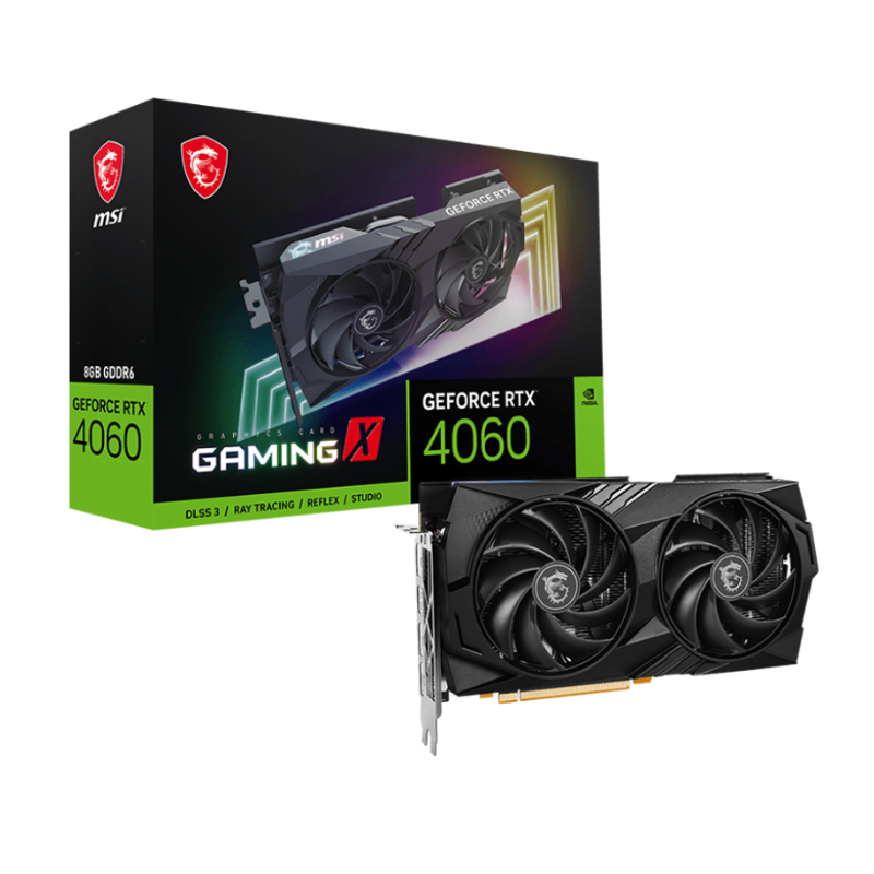 Card Màn Hình MSI GeForce RTX™ 4060 GAMING X 8G