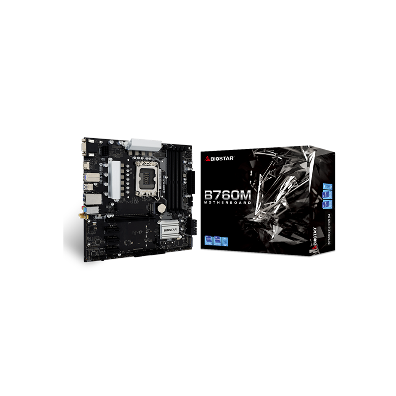 Mainboard Biostar B760MX2-E PRO (4D4 ,2.5G)