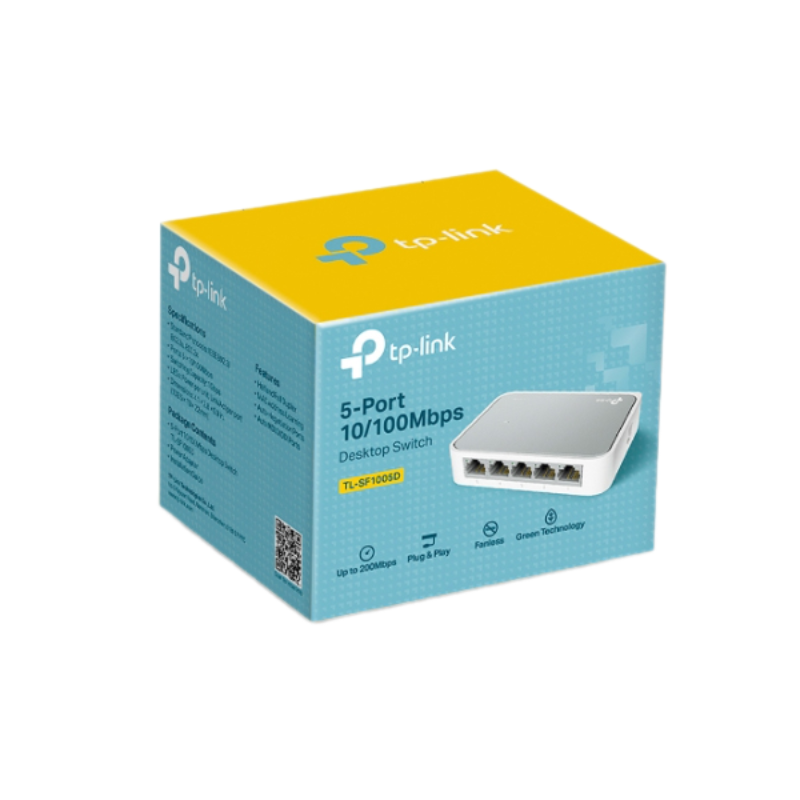 Switch TP-Link TL-SF1005D (10/100Mbps/ 5 Cổng/ Vỏ Nhựa)