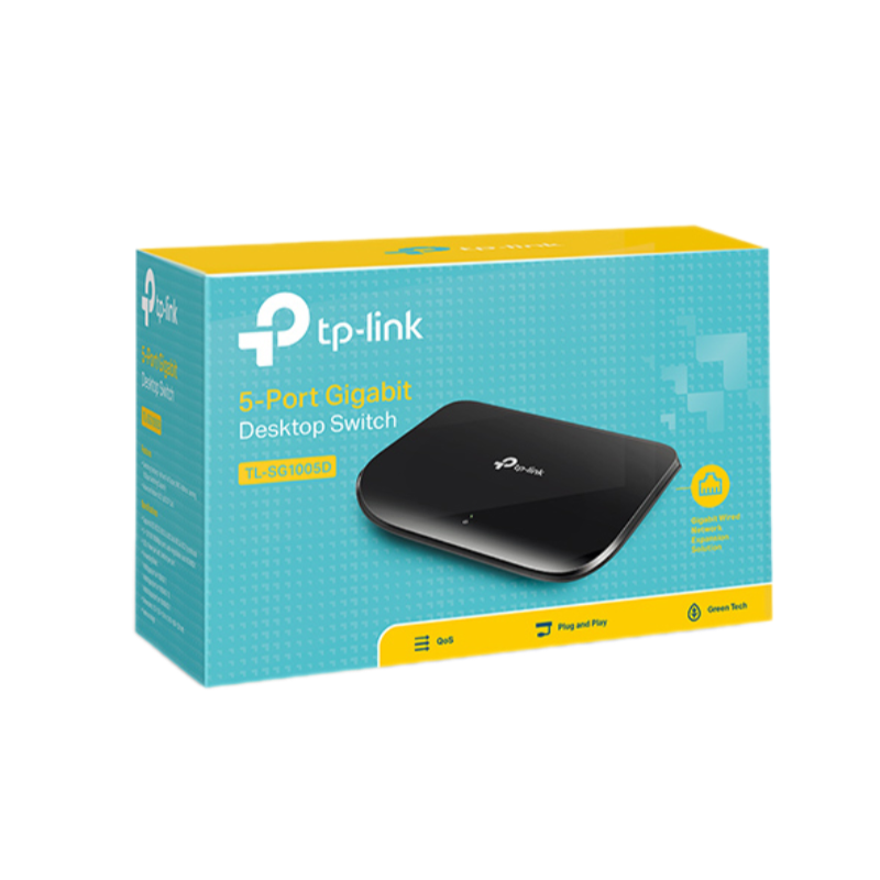 Switch TP-Link TL-SG1005D (Gigabit (1000Mbps)/ 5 Cổng/ Vỏ Nhựa)