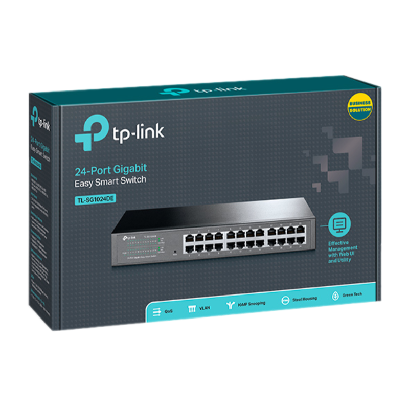 Switch TP-Link TL-SG1024DE (Gigabit (1000Mbps)/ 24 Cổng/ Smart Switch/ Vỏ Thép)