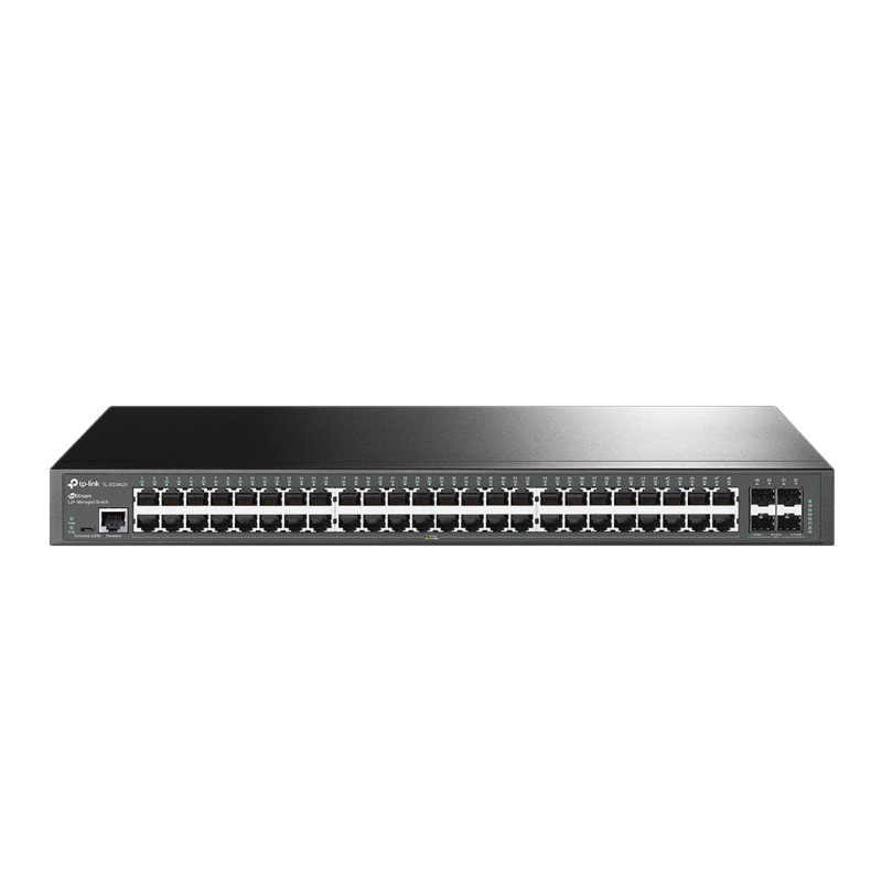Switch Tp-Link TL-SG3452X (JetStream 48-Cổng Gigabit L2+với 4 khe 10GE SFP)