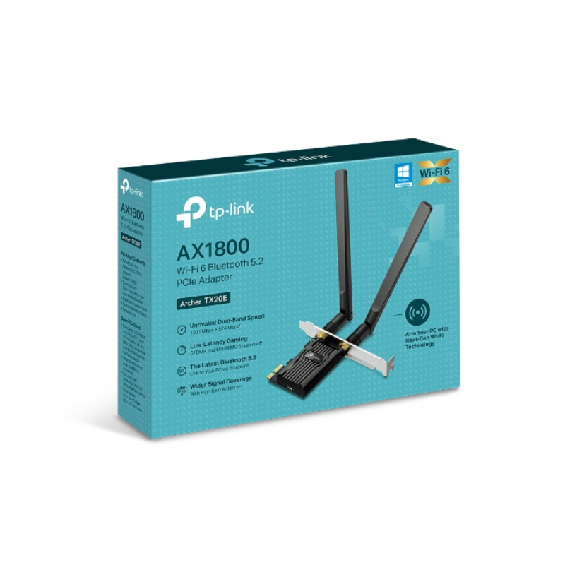 Card mạng Wireless Pcie Tp-link Archer TX20E