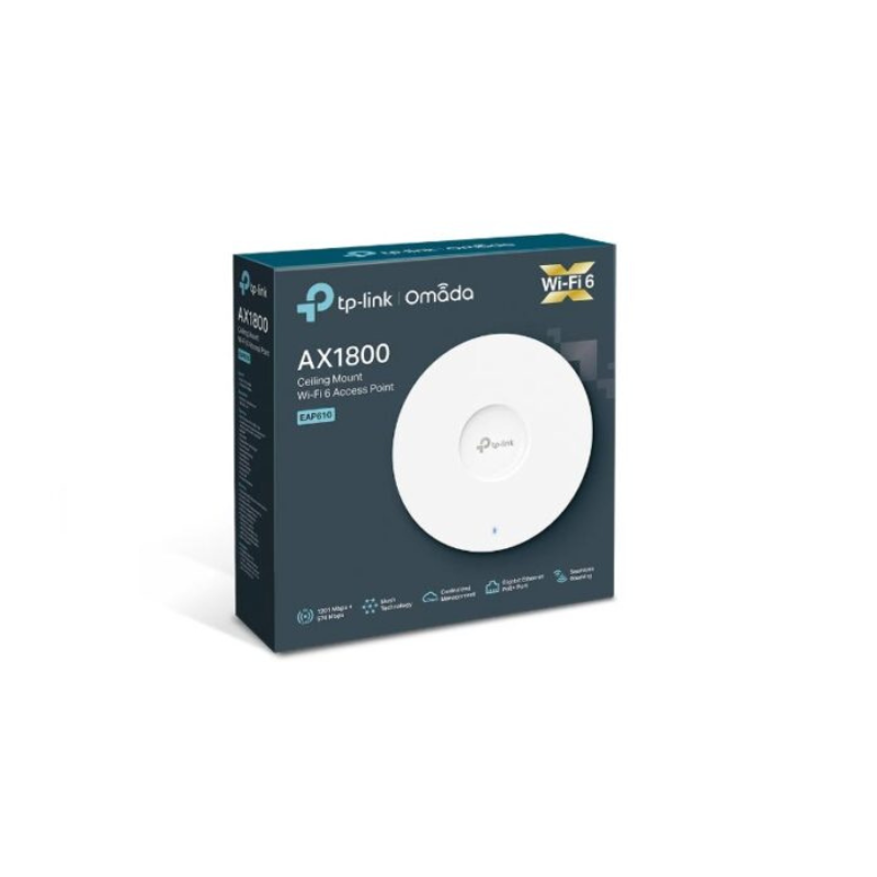 Bộ Phát  Wi-Fi 6 Gắn Trần AX1800 TP-LINK EAP610