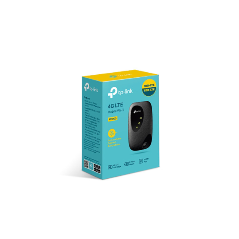 Bộ phát wifi 4G TP-Link M7000 (4G LTE/ Ăng-ten ngầm/ Khe Sim 4G/ 10 User)