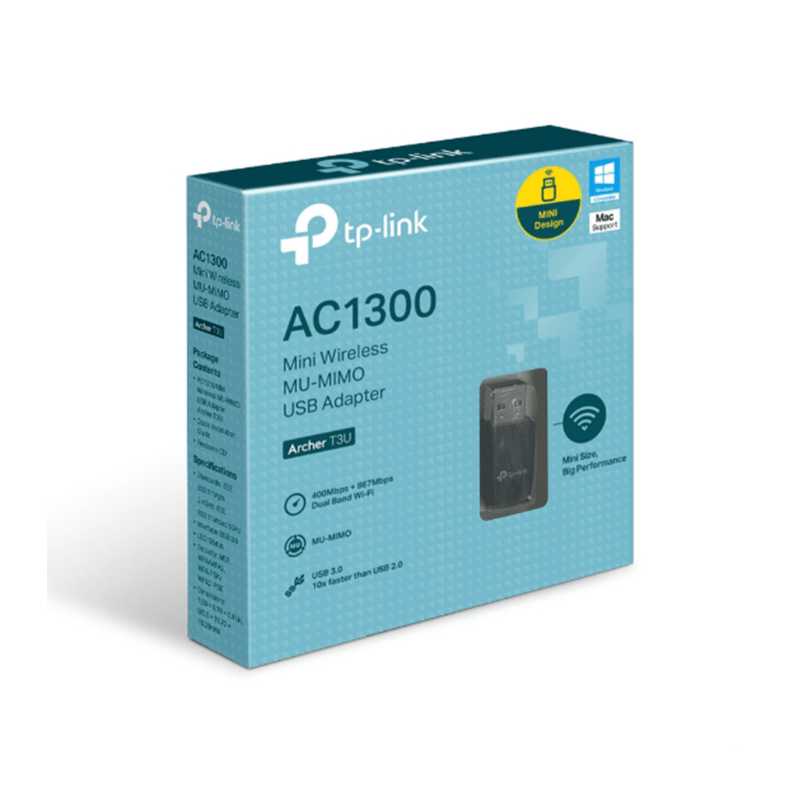 Tp-Link Archer T3U | Usb Thu Wi-Fi Công Nghệ MU-MIMO AC1300