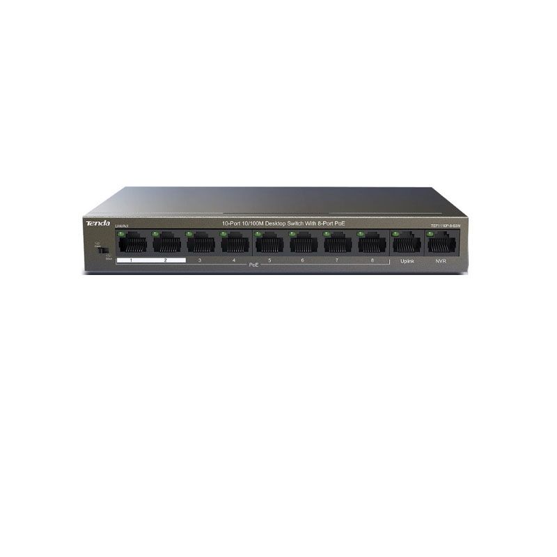 Switch POE 10 Port 10/100 Tenda TEF1110P-8-63W