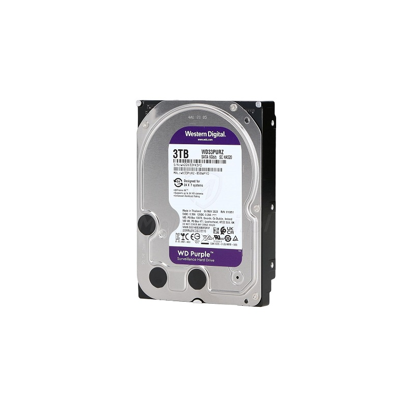 Ổ cứng camera WD HDD Purple 3TB WD33PURZ