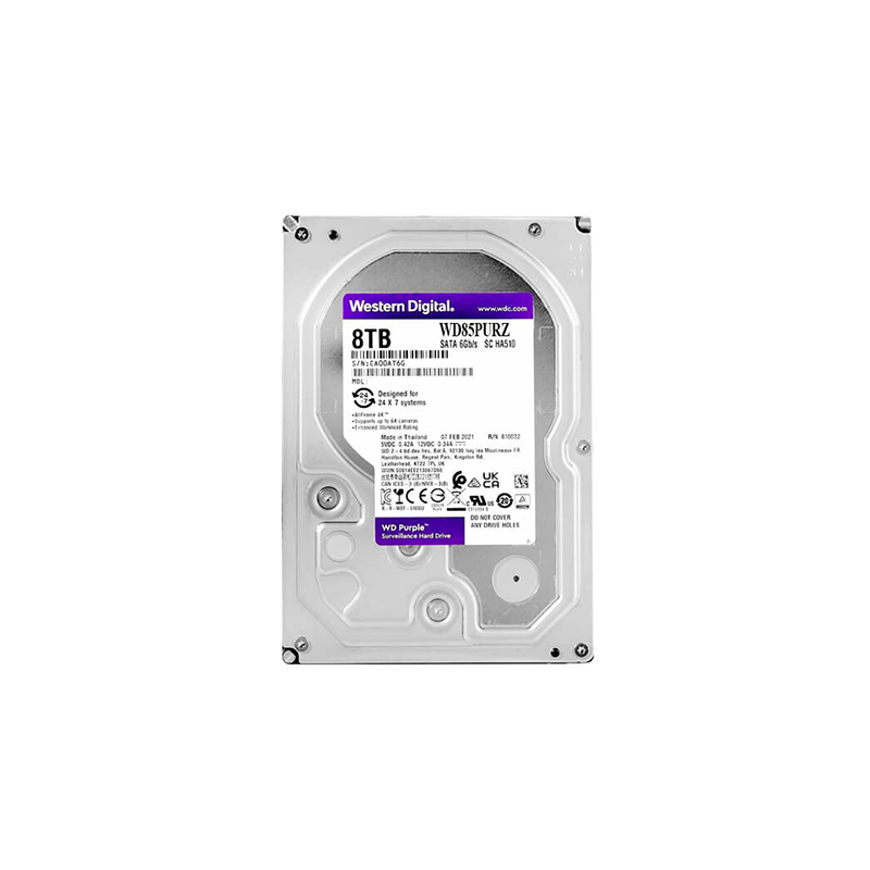Ổ cứng camera WD HDD Purple 8TB WD85PURZ