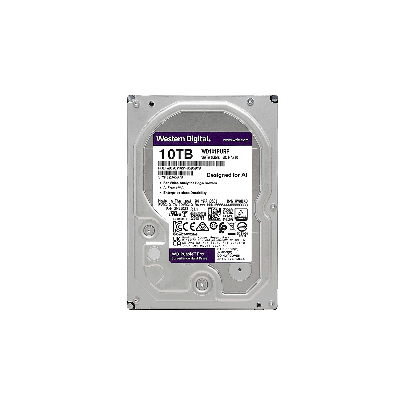 Ổ cứng camera  WD HDD Purple Pro 10TB WD101PURP