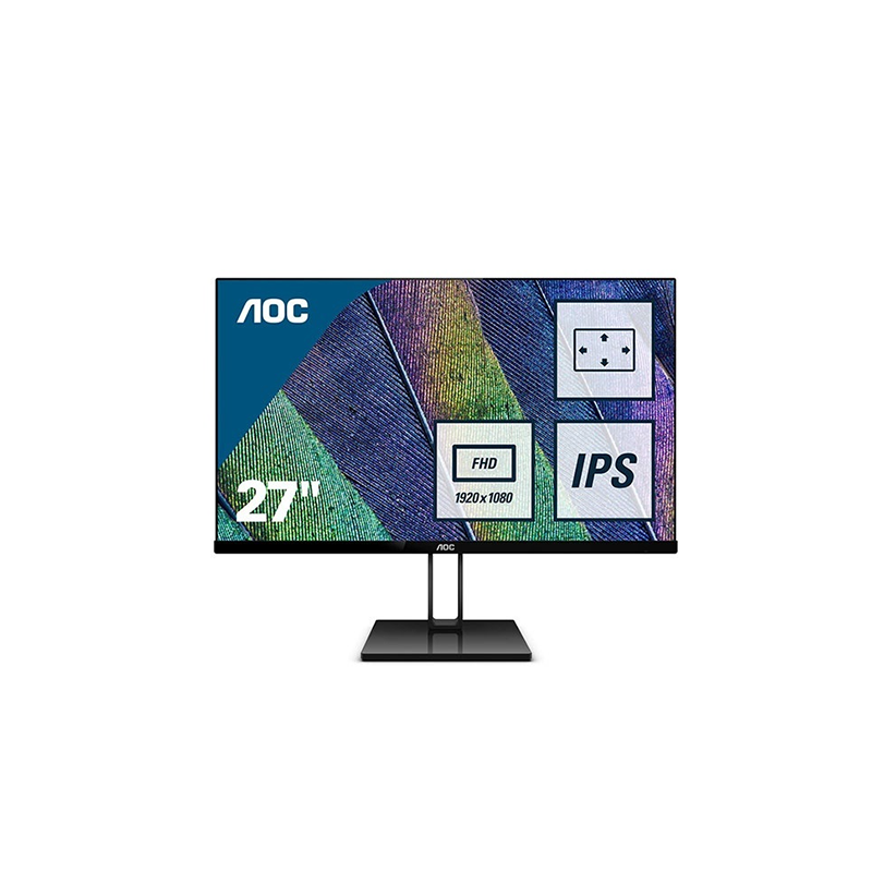 Màn Hình AOC 27V2Q IPS FreeSync UltraSlim Borderless 75Hz