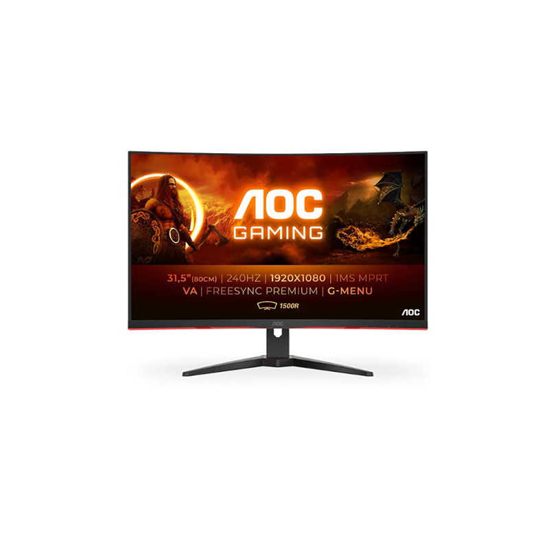 Màn Hình AOC C32G3ZE GAMING - 31.5" Curve VA 240Hz