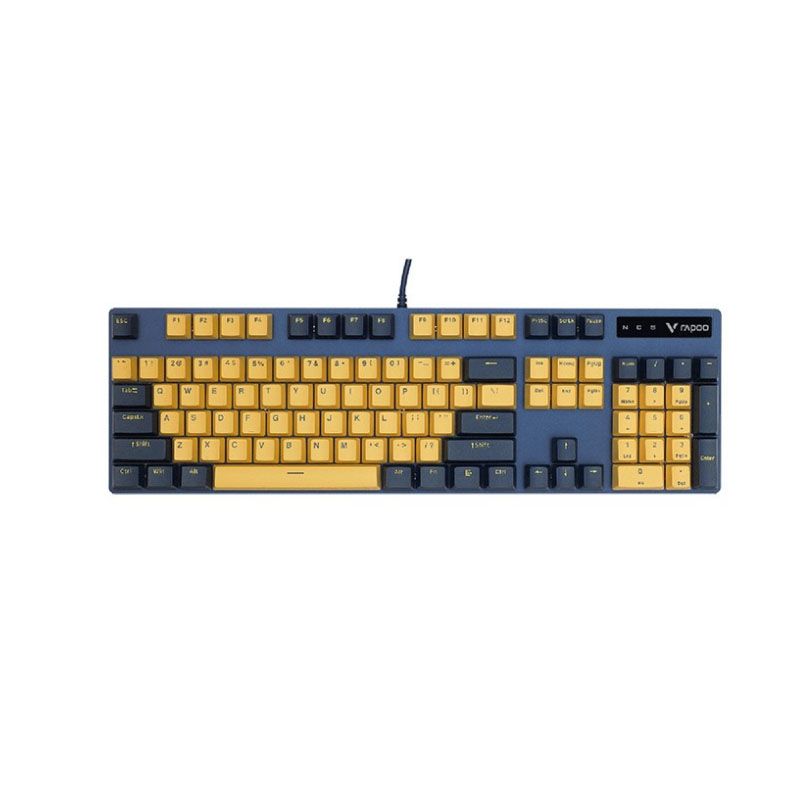 Bàn Phím Cơ Gaming Rapoo V500Pro (Yellow Blue)