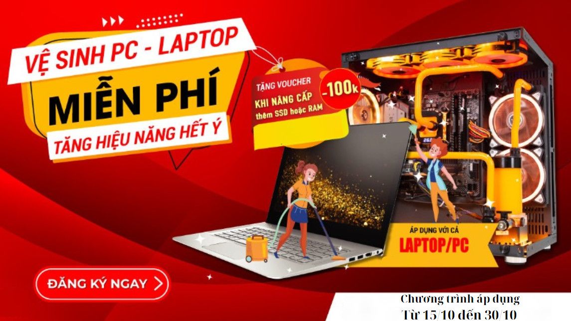 Vệ sinh máy tính miễn phí Liên Chiểu- Đà Nẵng