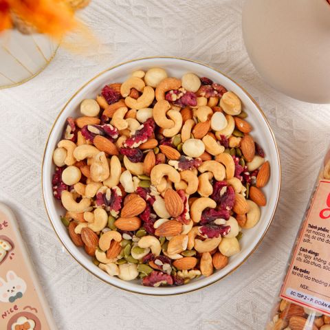  Granola Siêu Hạt Không Yến Mạch Hũ 500g 