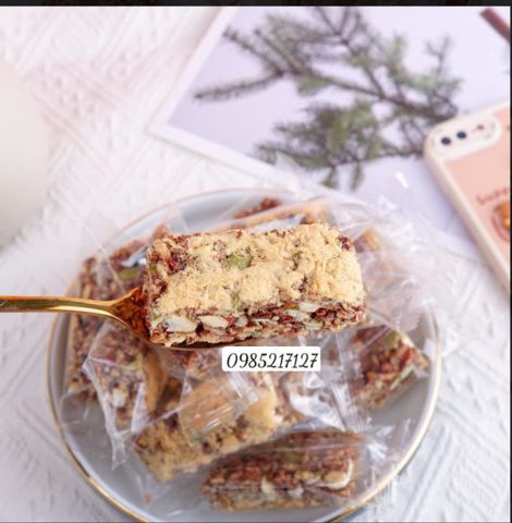  Thanh gạo lứt vị chà bông  500gram 