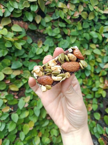  Thanh gạo lứt tím mix hạt 500gram 