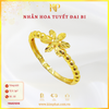 Nhẫn Hoa Tuyết Chấm Bi Vàng 610 KIM PHÁT