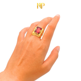  Nhẫn Nam Tango Đỏ Vàng 610 KIM PHÁT 