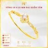 Vòng 1 Hột 4 Lá MM Đai Xoắn Tấm Vàng 610 KIM PHÁT