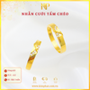 Nhẫn Cưới Chéo Tấm Vàng 610 KIM PHÁT