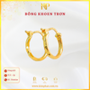 Bông Tai Khoen Trơn Vàng 610 KIM PHÁT