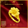  Nhẫn Hoa Mai 5 Cánh Tim Vàng 24K KIM PHÁT 
