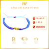 Vòng Chỉ Xanh Tím Tỳ Hưu 9999