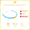 Vòng Chỉ Xanh Dương Tỳ Hưu 9999