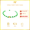 Vòng Chỉ Xanh Trắng Thỏi Vàng 9999