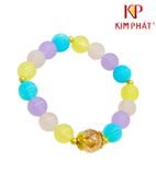  Vòng Chuỗi Đá Thạch Anh Mix Charm Pha Lê 