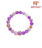  Vòng Chuỗi Ưu Linh Tím Mix Charm Hoa 