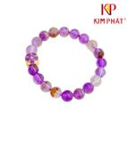  Vòng Chuỗi Ưu Linh Tím Mix Charm Hoa 