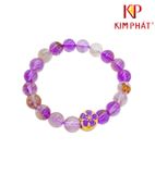  Vòng Chuỗi Ưu Linh Tím Mix Charm Hoa 
