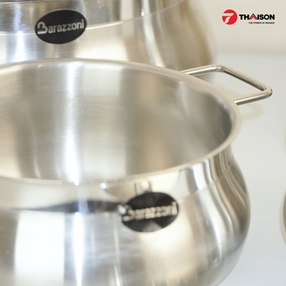 Bộ nồi inox Barazzoni Tummy 4 món
