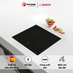 Bếp từ BOSCH PUC61KAA5E 3 vùng nấu