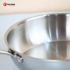 Chảo inox 304 Casau đúc liền khối 3 lớp đáy